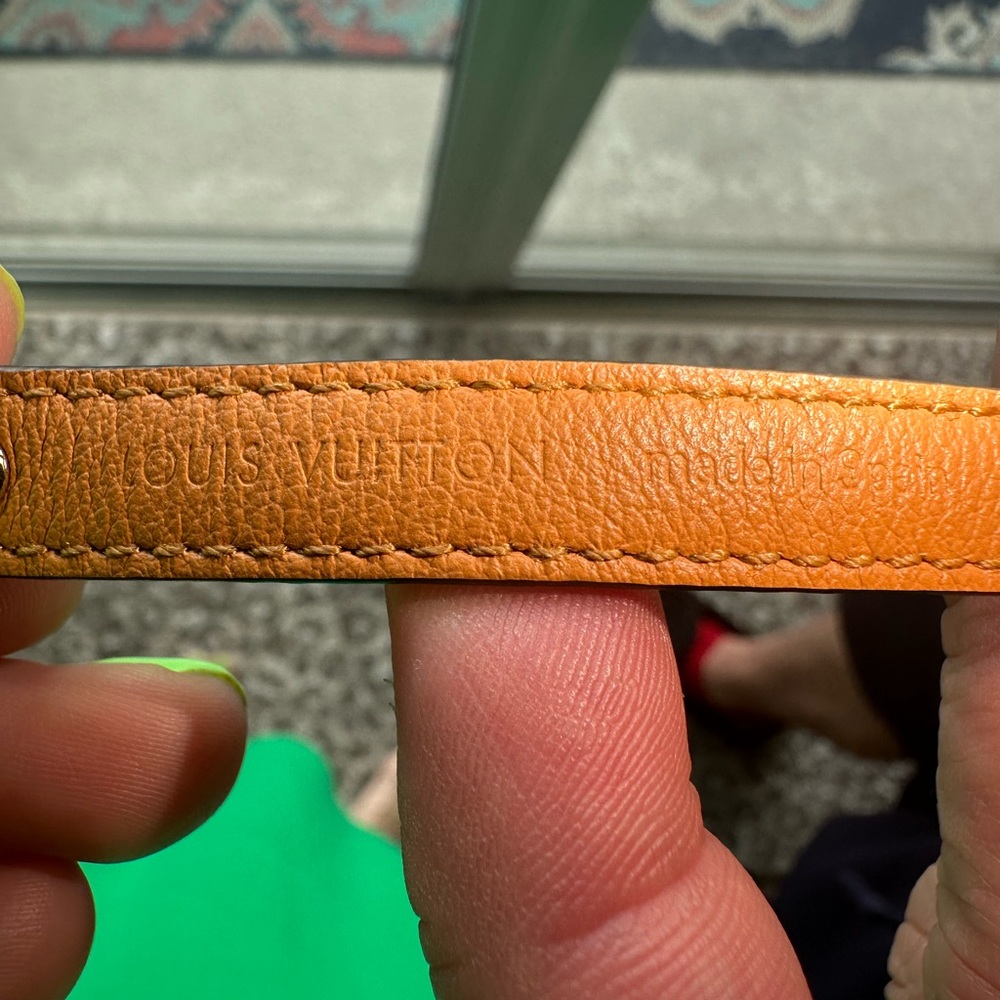 Louis Vuitton Brown and Gold Monogram Strap - Picture 11 of 14